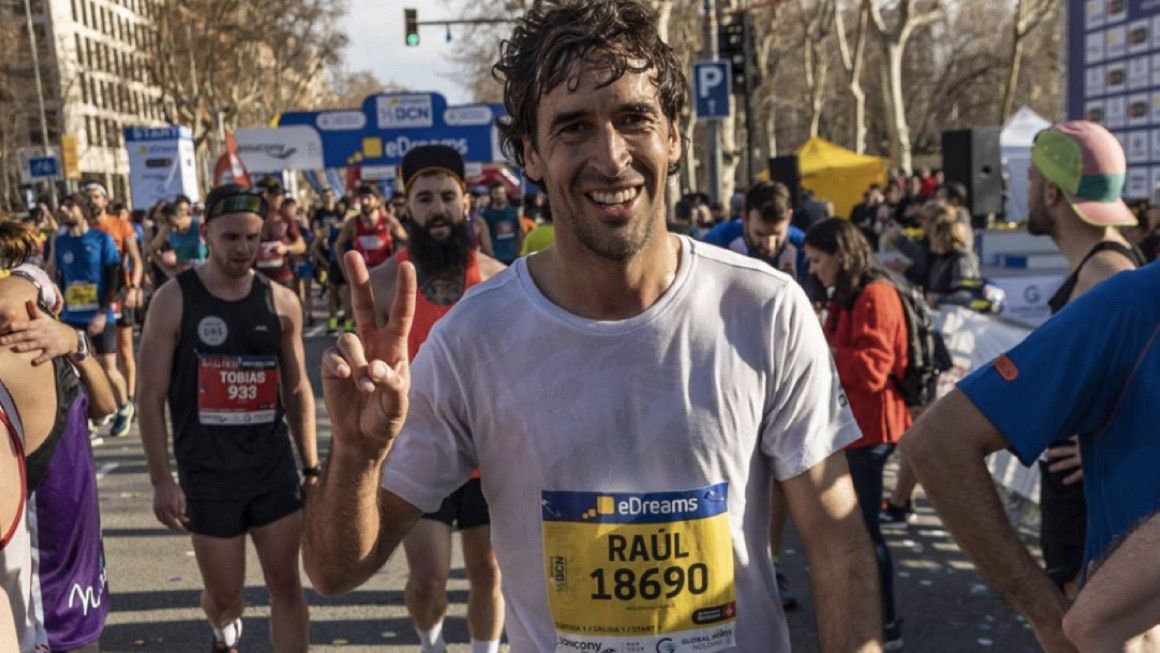 Raúl González tras finalizar la eDreams Mitja Marató de Barcelona |Cristian Casal