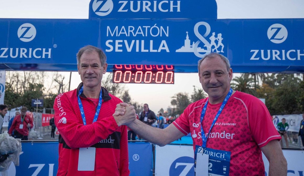Fermín Cacho y Abel Antón antes del Zurich Maratón de Sevilla | soycorredor.es