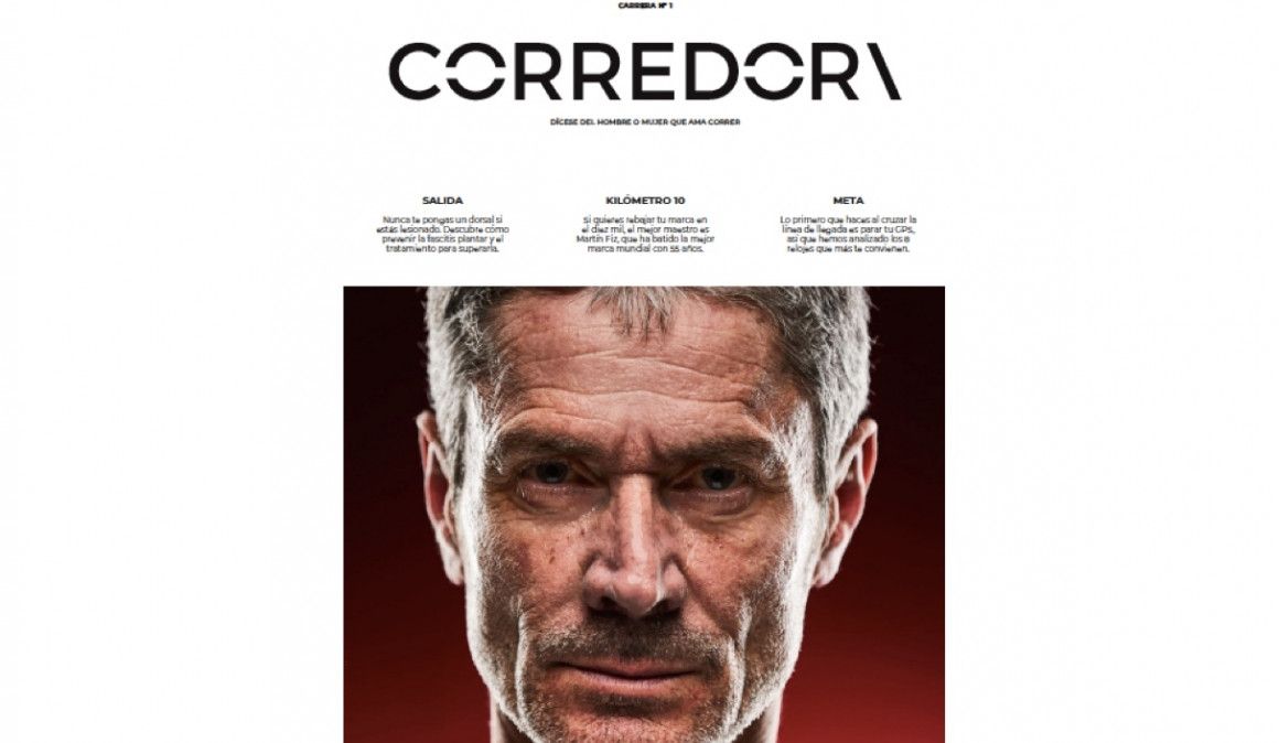 La portada del número 1 de corredor la protagoniza Martín Fiz | soycorredor.es