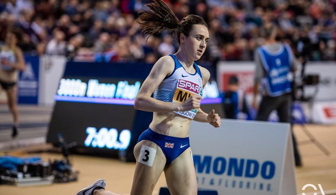 Laura Muir durante la final de 3.000 metros | Sportmedia