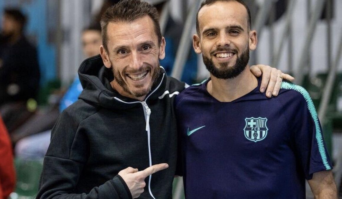 Carles Castillejo y uno de sus pupilos más destacados, el internacional Artur Bossy | Sportmedia