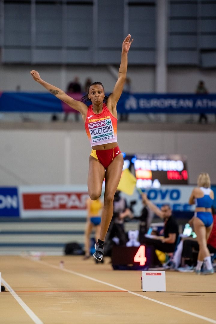 Ana Peleteiro, campeona de Europa y récord de España de triple salto