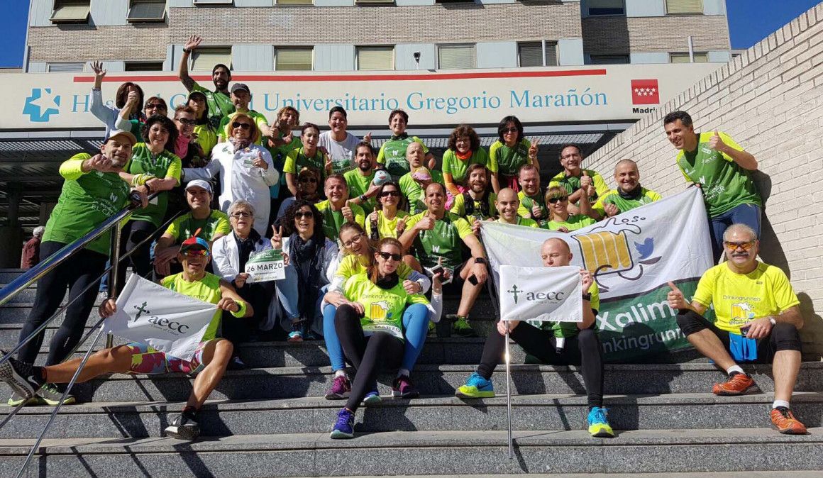 Arranca la “AECC Forrest Run” de la mano de los Drinking Runners que recorrerán los hospitales de Madrid 