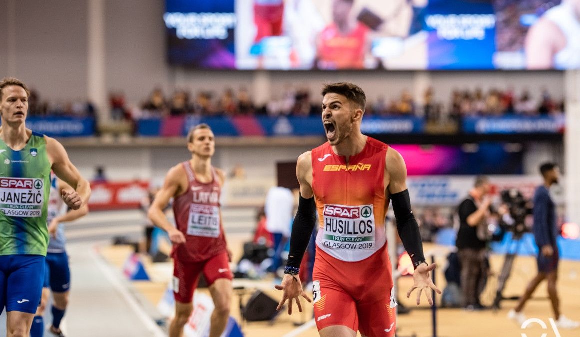 Óscar Husillos en el Campeonato de Europa de Glasgow | Sportmedia