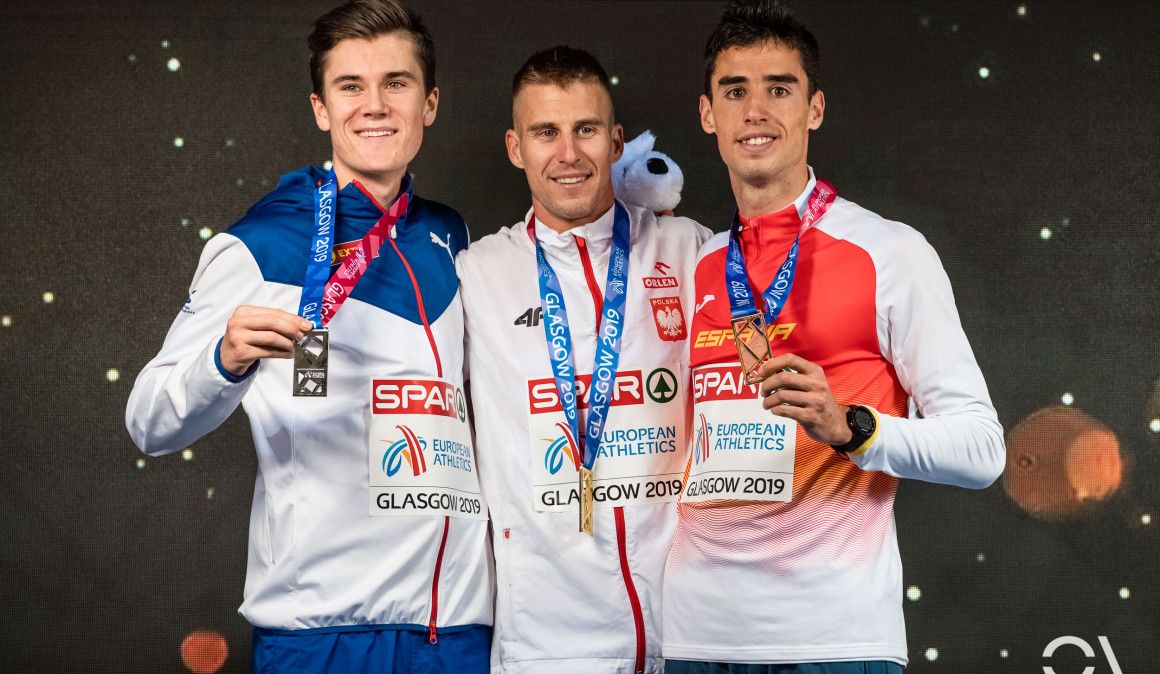Jesús Gómez durante el Campeonato de Europa de Pista Cubierta en Glasgow | Sportmedia