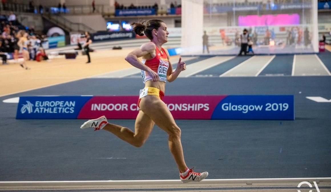 Esther Guerrero durante el Campeonato de Europa de Glasgow | Sportmedia