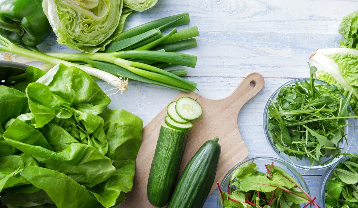 Los vegetales de hoja verde son una de las mayores fuentes de silicio