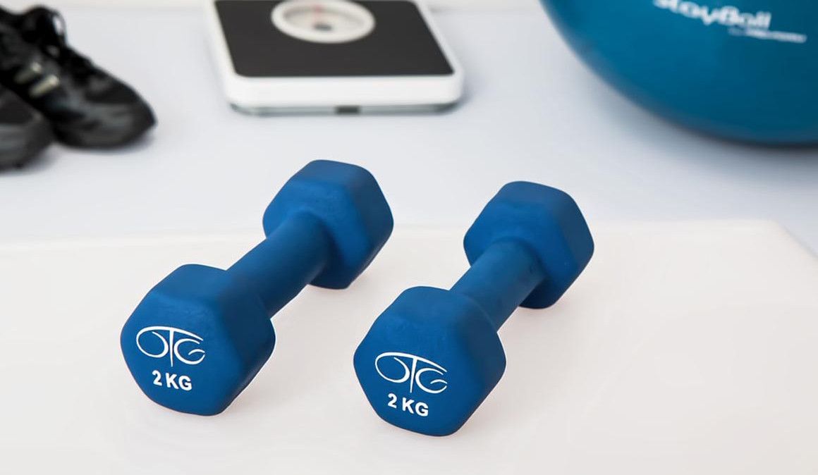 El corredor en el gimnasio
