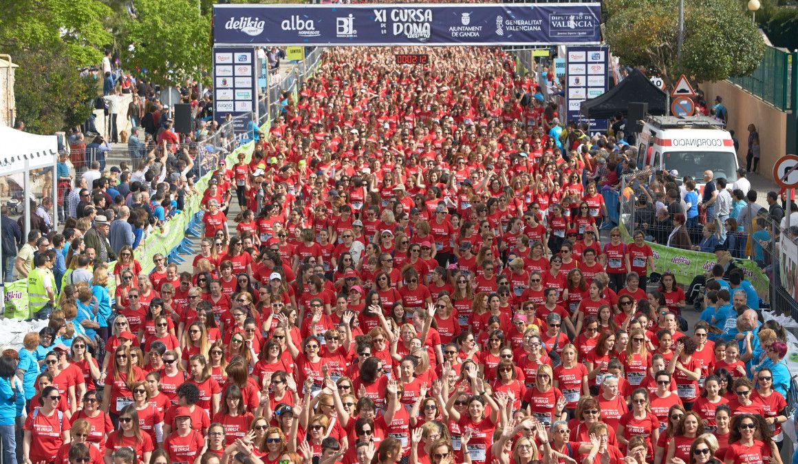 La gran fiesta del running femenino en Gandía