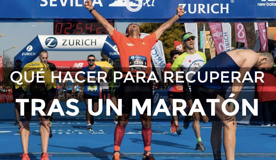 Que hacer tras cruzar la meta para recuperarte antes de un maratón