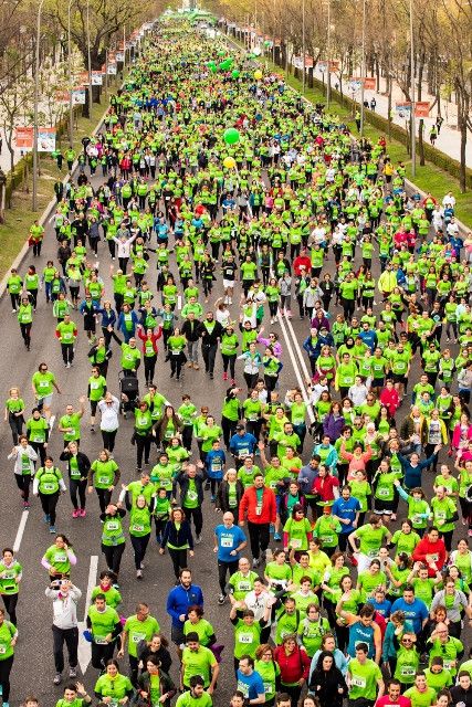 18.000 participantes en la Carrera Contra el cáncer de Madrid