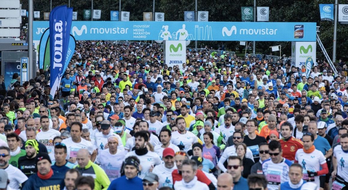 Salida del Movistar Medio Maratón de Madrid | soycorredor.es