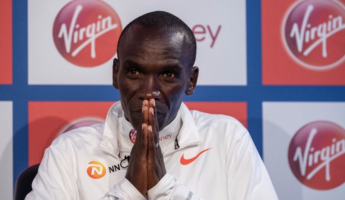Eliud Kipchoge en la rueda de prensa del Maratón de Londres 2018 | London Marathon