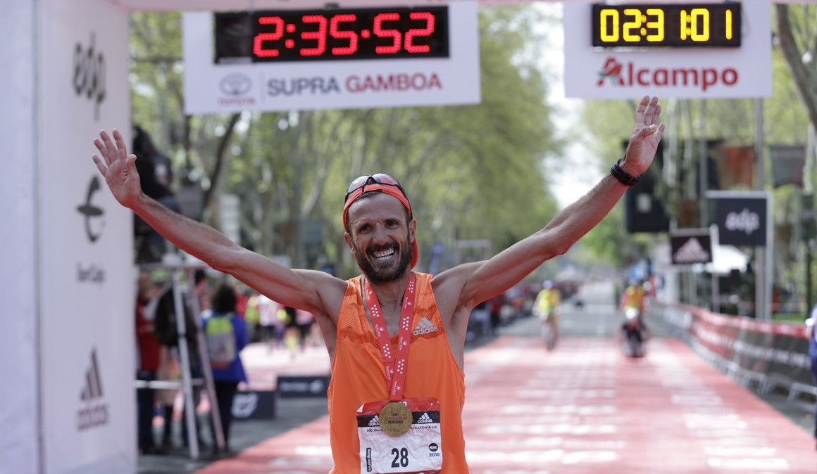 Chema Martínez en el EDP RnR Madrid Maratón de 2018 | soycorredor.es