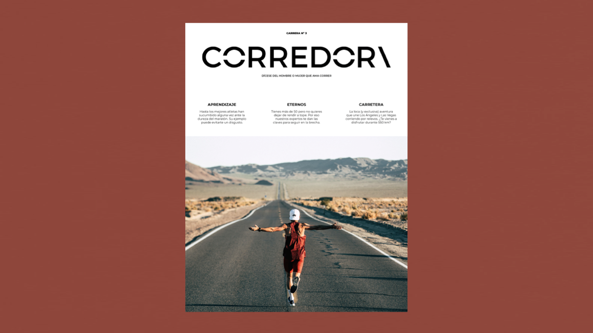 La portada es obra de David Acedo, con Raúl Fernández realizando una de las postas en The Speed Project | soycorredor.es