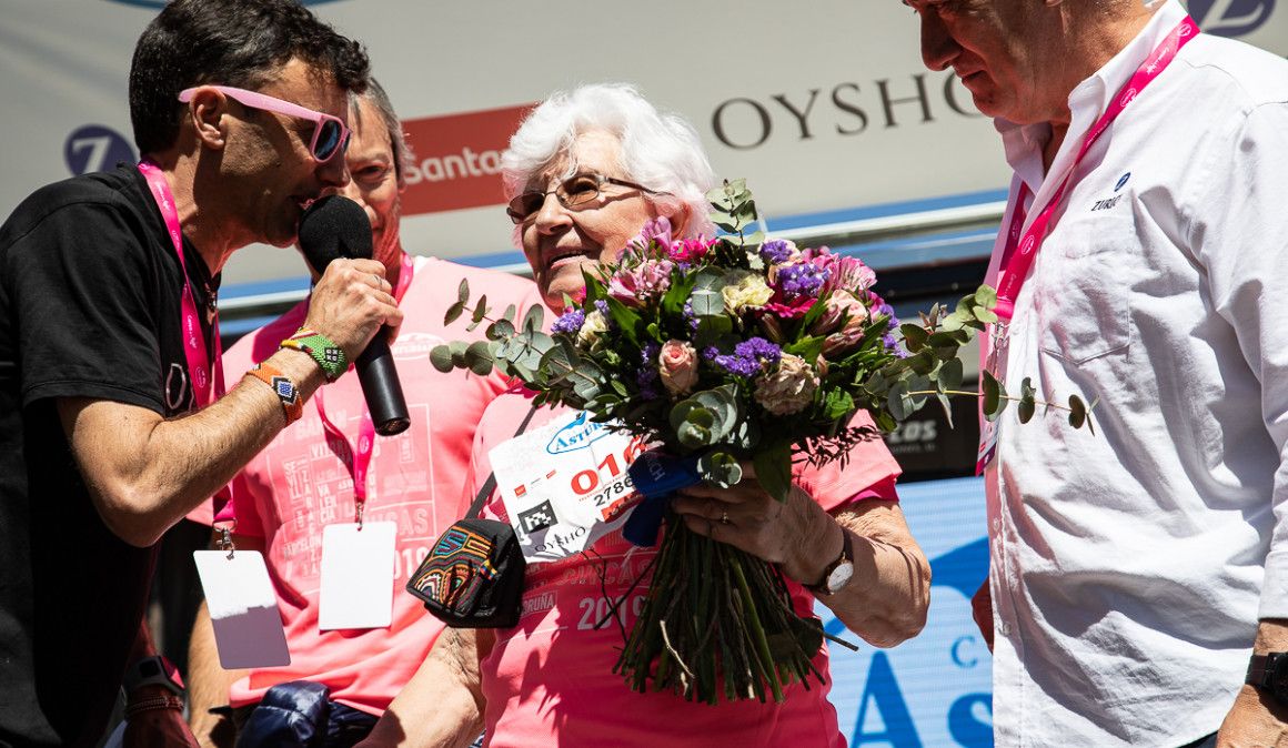 La Carrera de la Mujer con 91 años