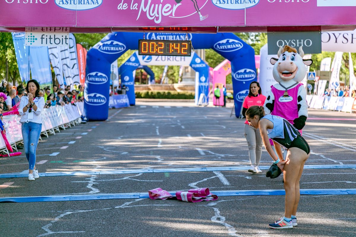 Carrera de la Mujer de Madrid - META, ARCO IZQUIERDO primera clasificada