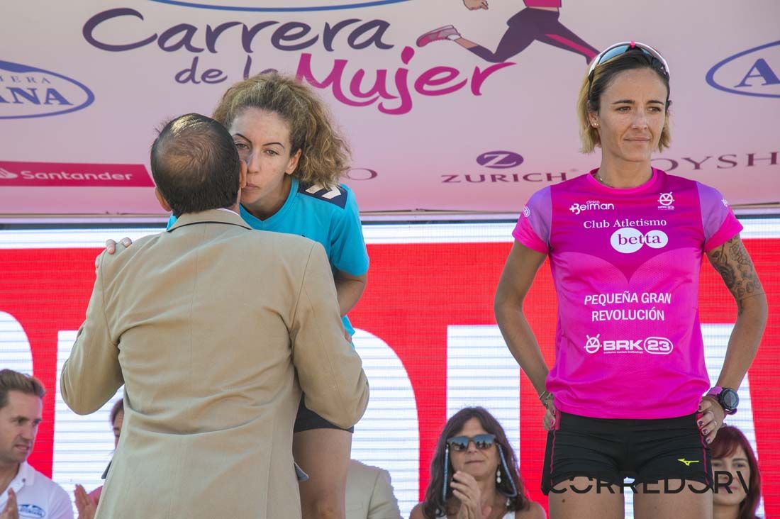 El podio de la Carrera de la Mujer de Sevilla 2019-1