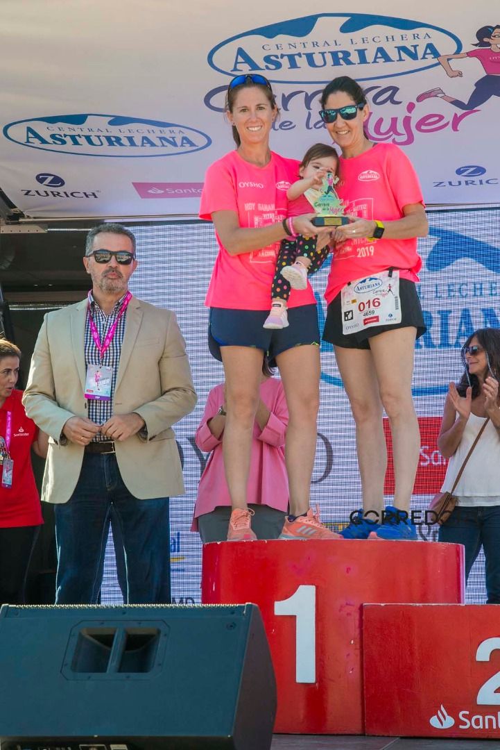 El podio de la Carrera de la Mujer de Sevilla 2019-2