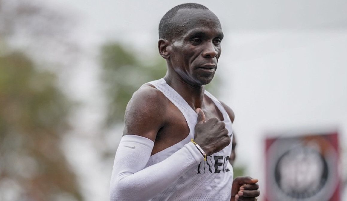 Eliud Kipchoge durante el reto en Viena | INEOS 159 Challenge