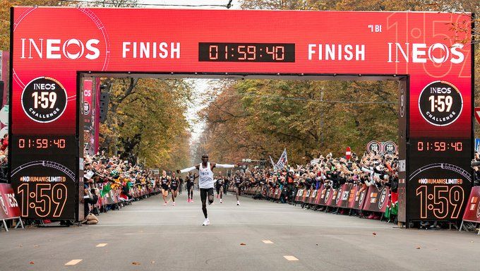 Las mejores fotos de la gesta de Kipchoge en Viena