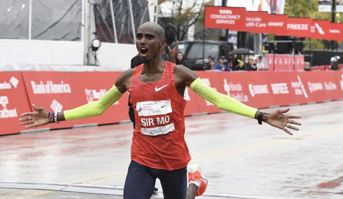 Mo Farah triunfando en el Maratón de Chicago 2018 | EFE