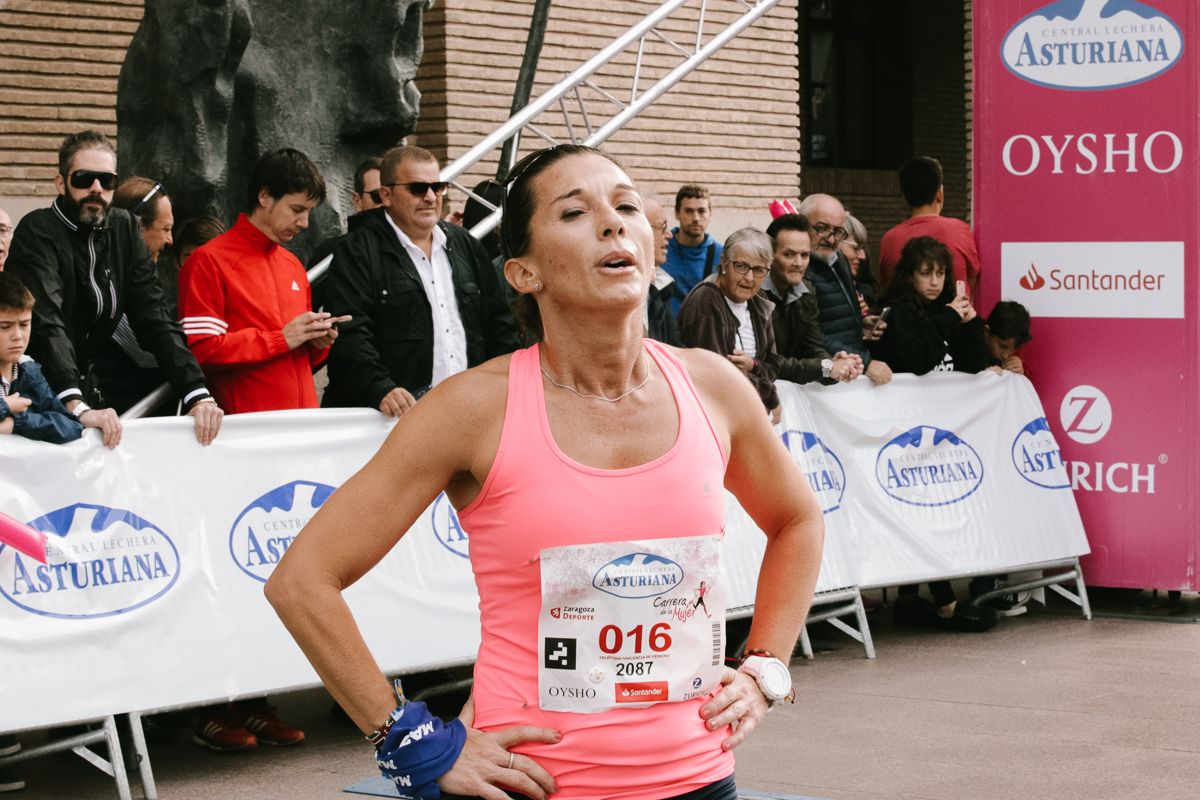 Llegada de la Carrera de la Mujer de Zaragoza (GALERÍA 1)