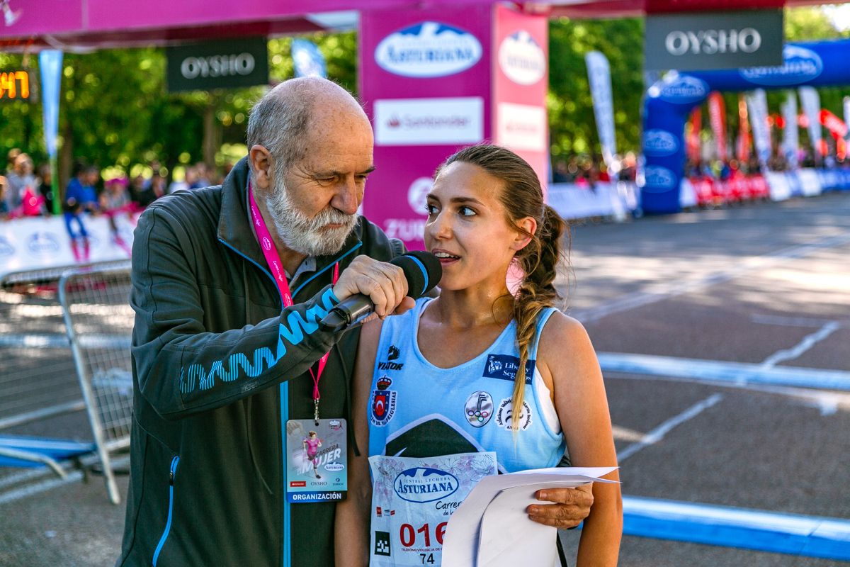 Carrera de la Mujer de Madrid - META, ARCO IZQUIERDO. La vencedora, Laura Luego