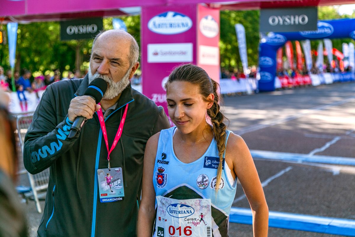 Carrera de la Mujer de Madrid - META, ARCO IZQUIERDO. La vencedora, Laura Luego