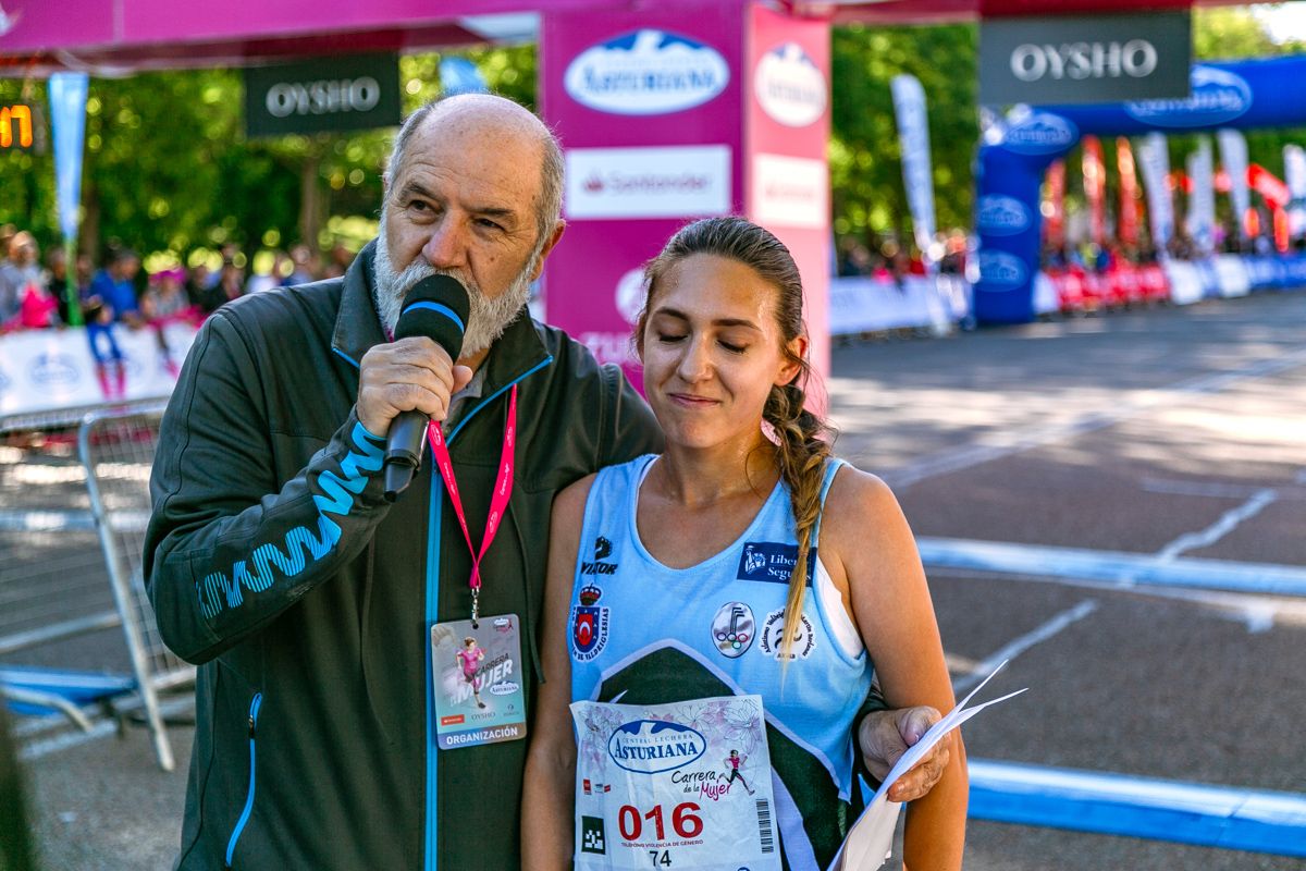 Carrera de la Mujer de Madrid - META, ARCO IZQUIERDO. La vencedora, Laura Luego