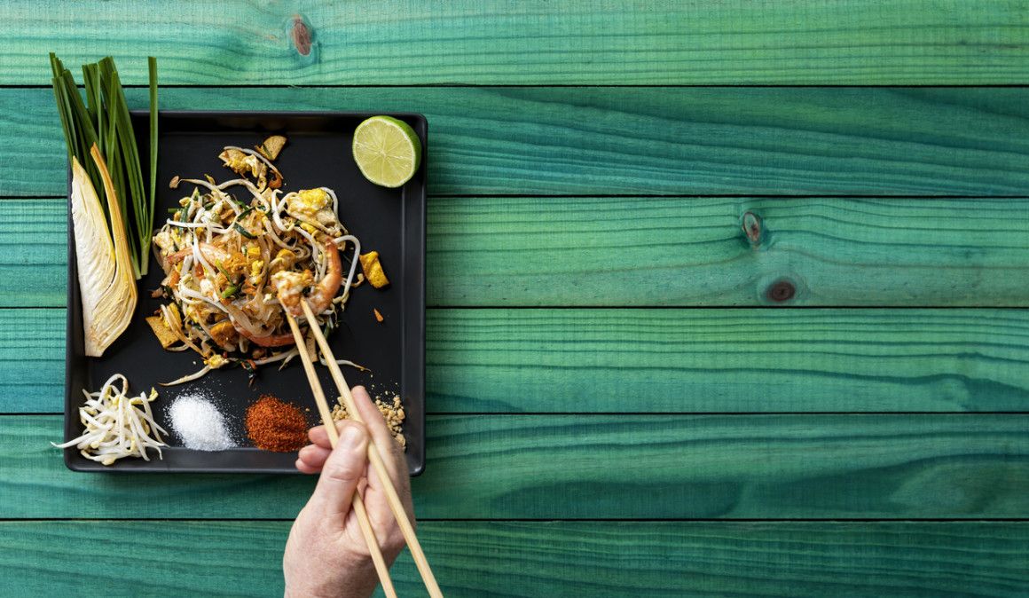 Aperitivo saludable: gambas con brotes de soja
