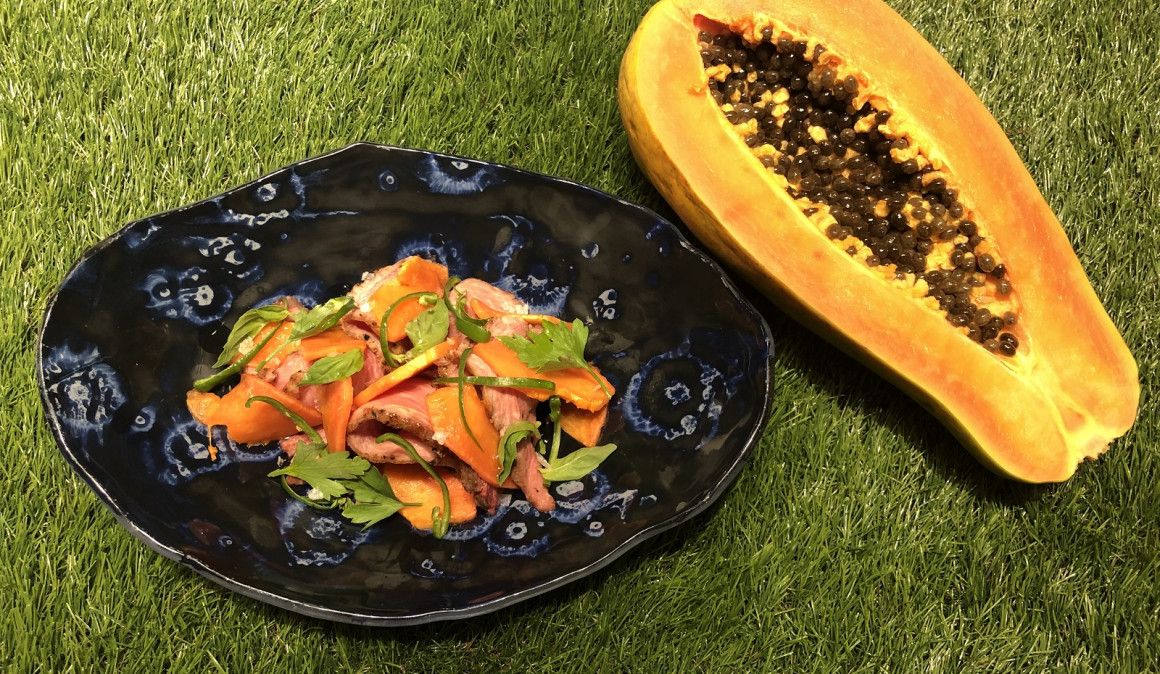 La receta de ternera con papaya con la que sorprenderás en verano