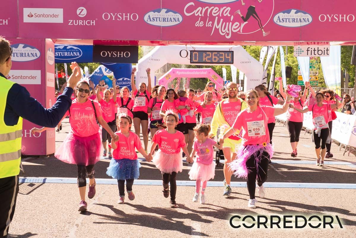 Carrera de la Mujer Madrid arco izquierdo 1 25 48 a 1 28 03