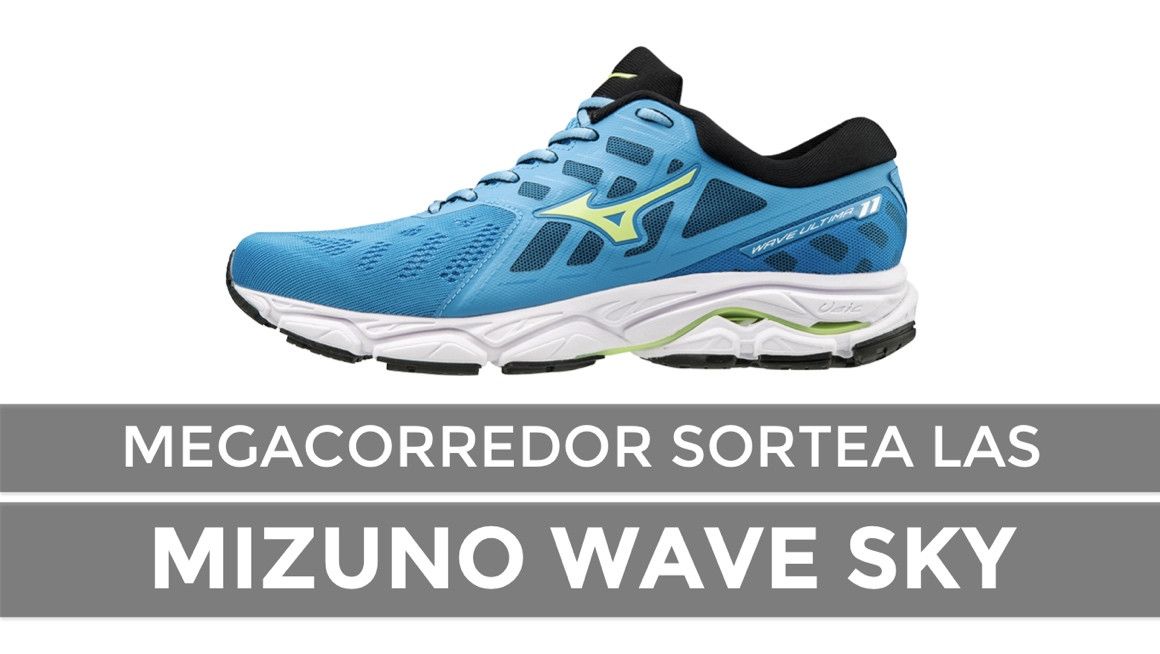 Gana las Mizuno Wave Sky 2 con MEGACORREDOR | soycorredor.es