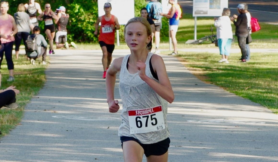 Sidney Swierenga durante el 10K Vancouver Summerfast | summerfast10k