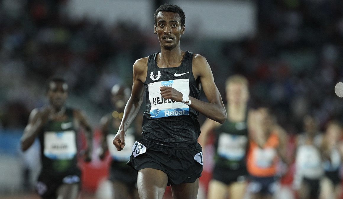 Yomif Kejelcha en una prueba de la Diamond League | DL