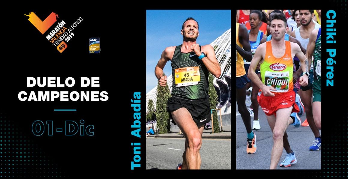 Toni Abadía y Chiki Pérez debutarán en maratón en Valencia