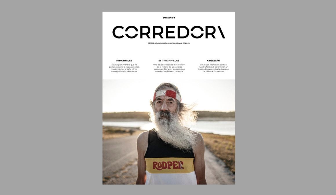 La portada del número 7 de CORREDOR con El Tragamillas como protagonista | Jaime de Diego