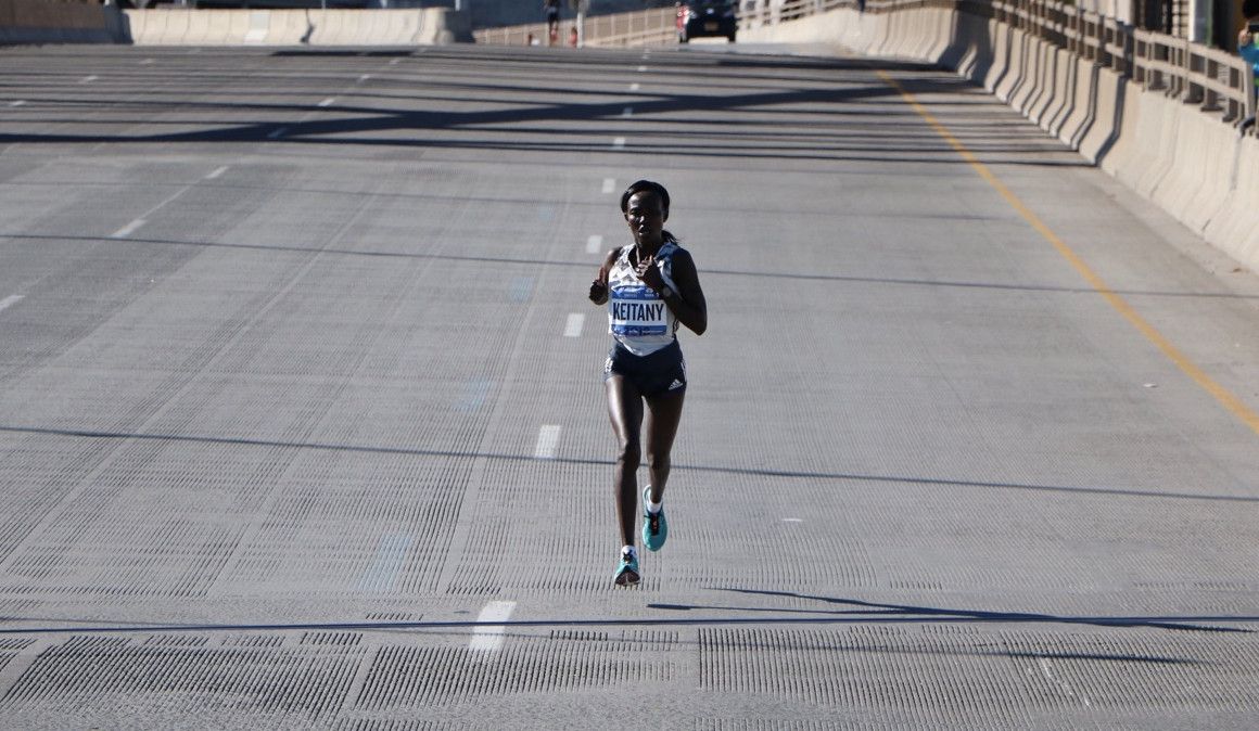 Mary Keitany durante el Maratón de Nueva York 2018 | NYC Marathon