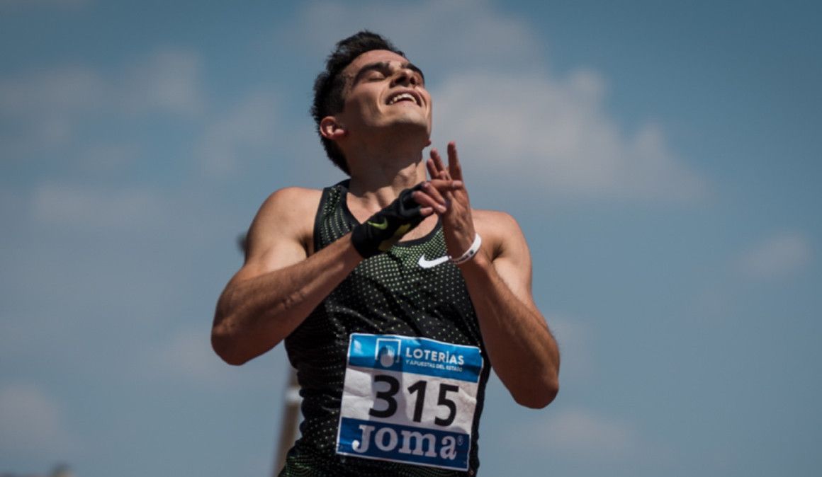 Bruno Hortelano en el Campeonato de España de Atletismo en Getafe 2019. Foto: Sportmedia