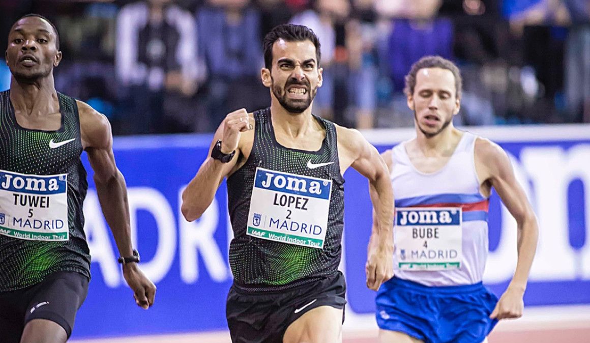 Kevin López en el Meeting en Pista Cubierta de Madrid | Félix Sánchez