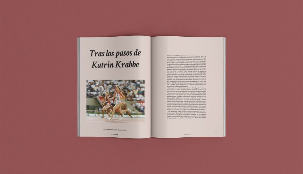 Tras los pasos de Katrin Krabbe.