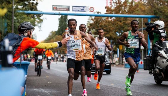 pereza Inducir Íntimo Las zapatillas de los vencedores en el Maratón