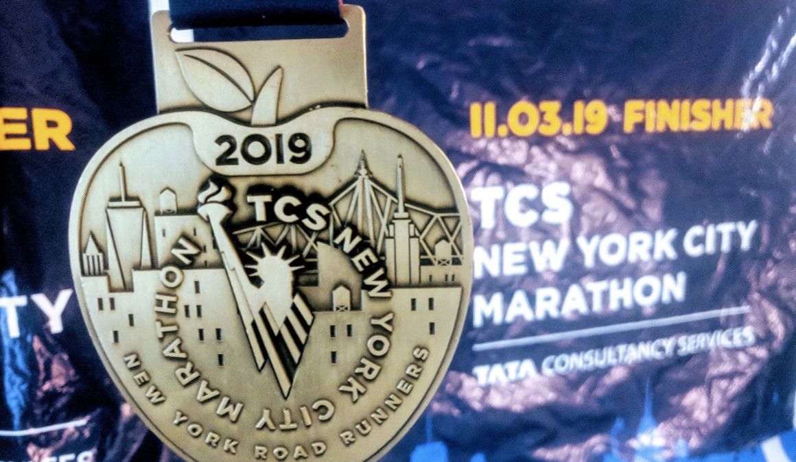La medalla de 'finisher' del Maratón de Nueva York 2019 | Abbott