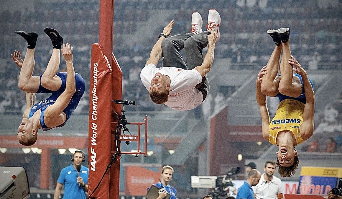 La celebración de Kendricks, Duplantis y Lisek en Doha | EKIDEN News