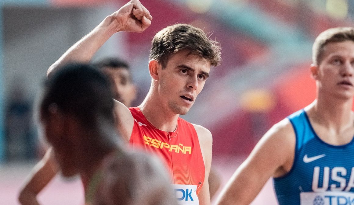 Adrián Ben en las series preliminares de Doha | Sportmedia