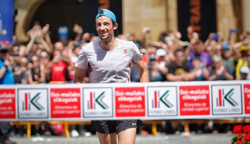 Kilian Jornet triunfando en la Zegama-Aizkorri de 2019 | Félix Sánchez Kilian Jornet triunfando en la Zegama-Aizkorri de 2019 | Félix Sánchez