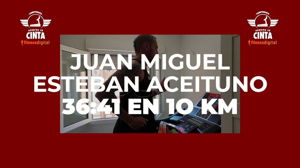 Juanmi Esteban 36 minutos y 41 segundos en 10 km