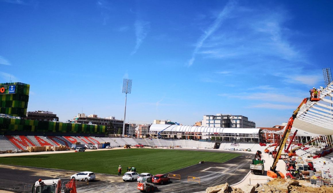 Las obras del Estadio de Vallehermoso | Luis J. González (Studiofit)