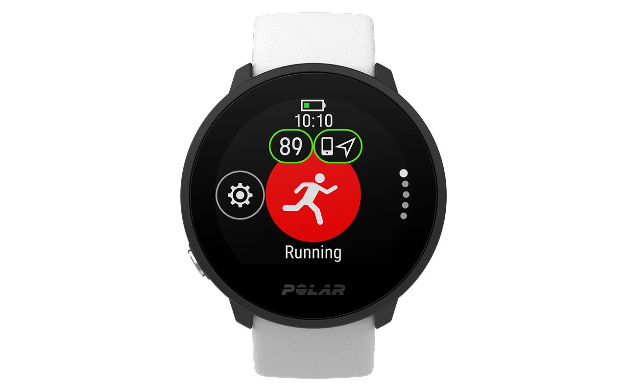 Reloj deportivo Polar Unite GPS azul y negro